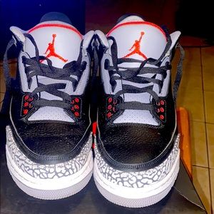 2018 black cement 3s